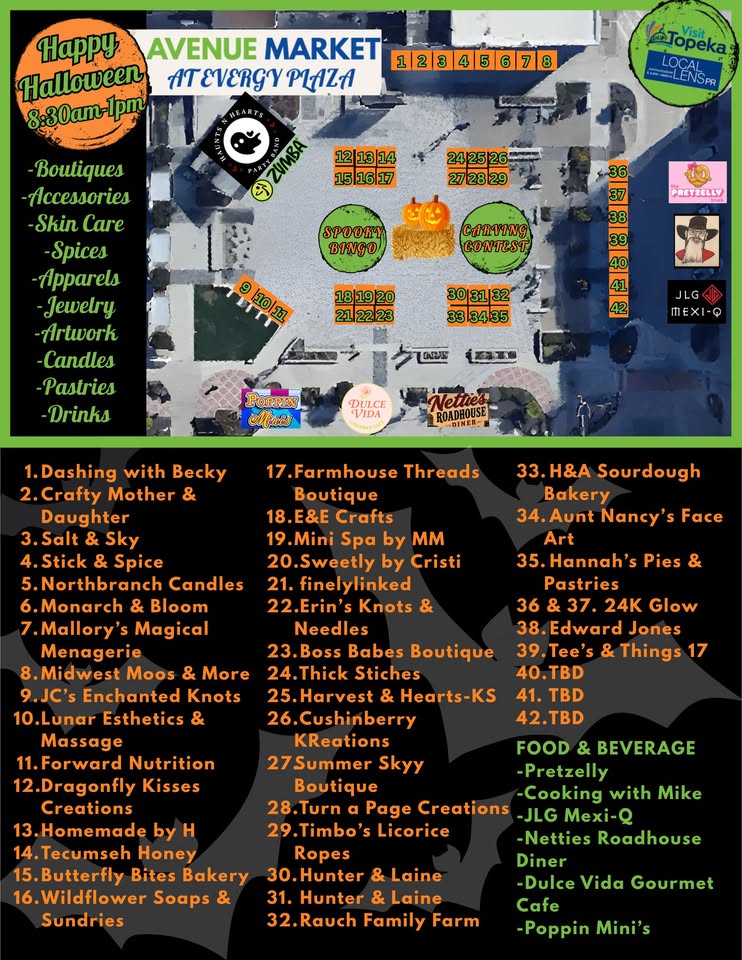 Avenue Market at Evergy Plaza - Halloween Theme