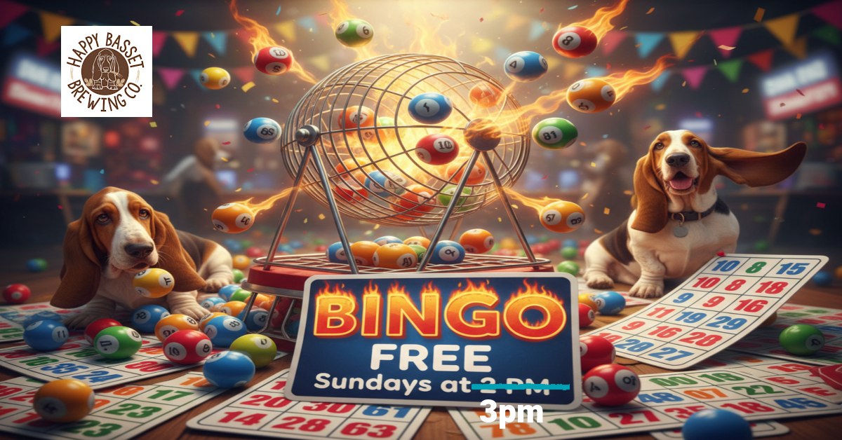 BINGO - It's FREE - 3pm Due to Chiefs Game at 12
