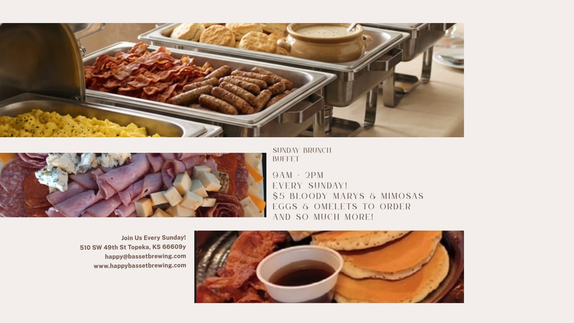 Basset Bites Brunch Buffet