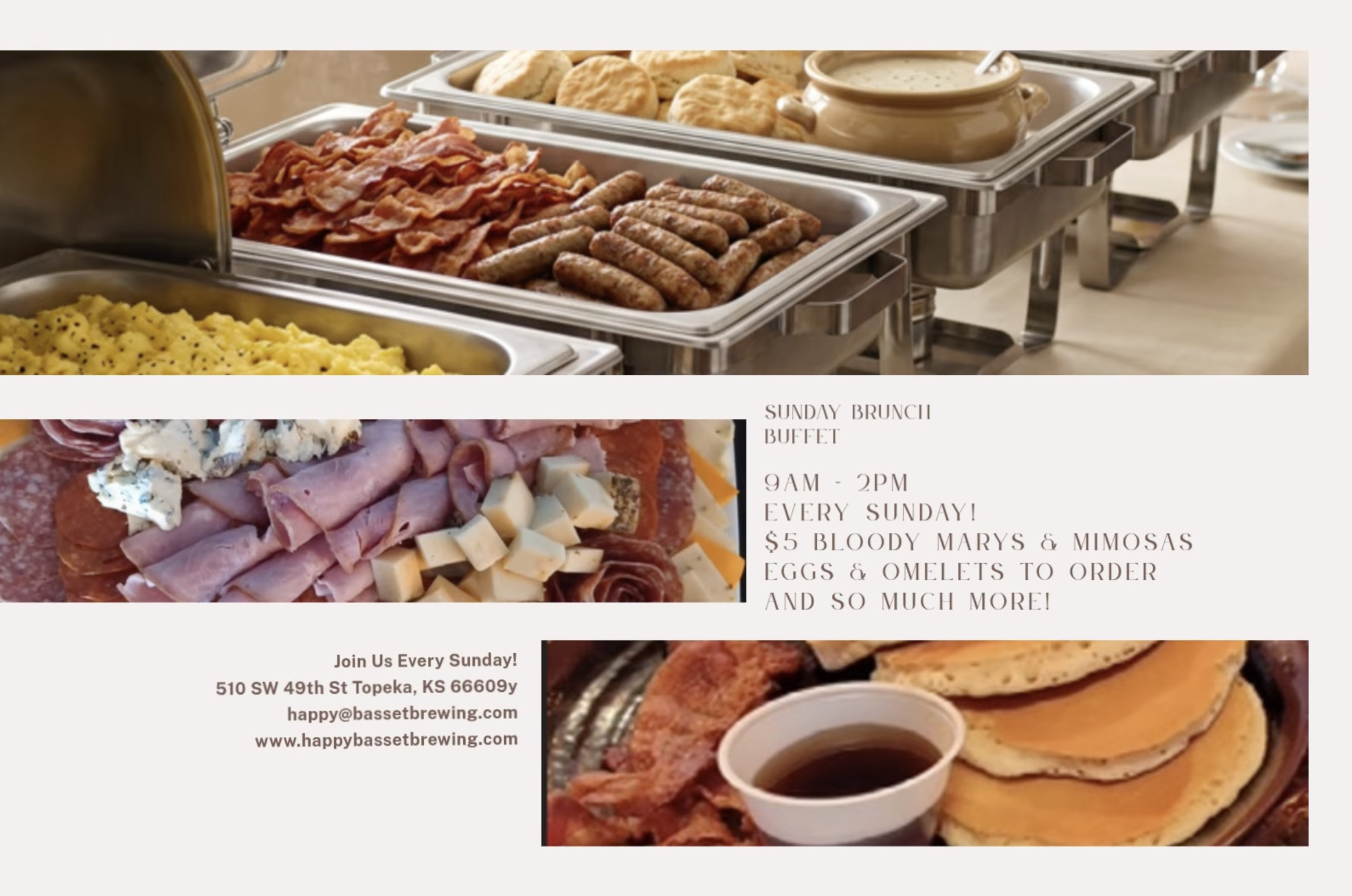 Basset Bites Brunch Buffet