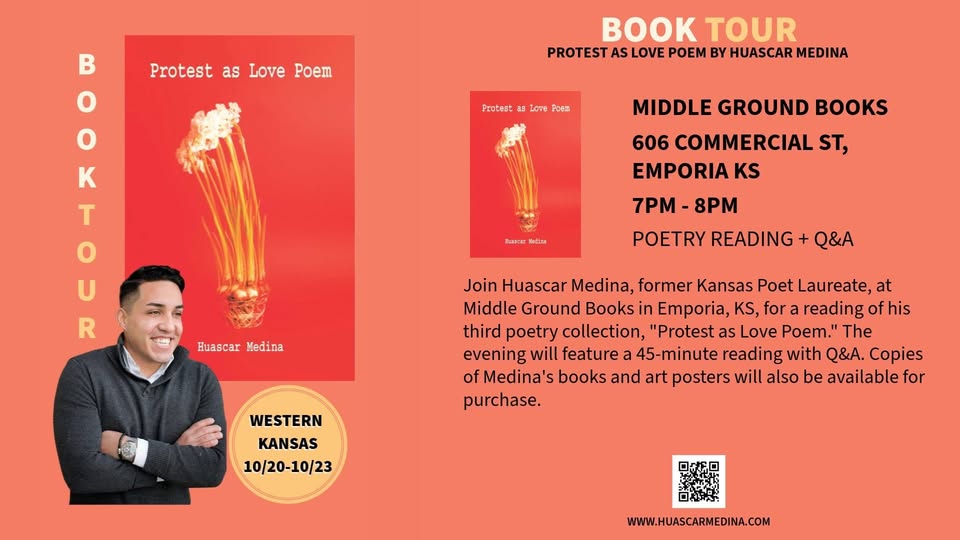 Huascar Medina at Middle Ground Books - 10/20