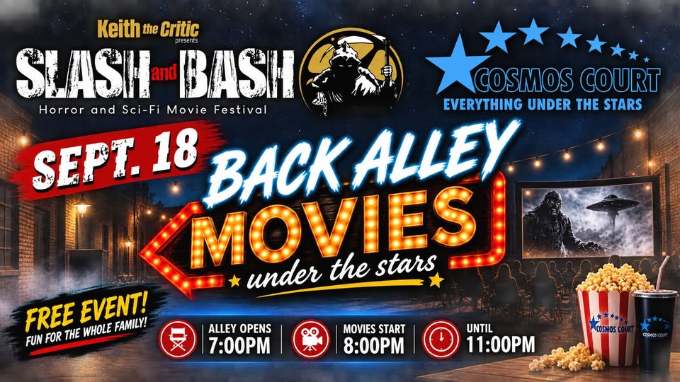 Slash & Bash Horror & Sci Film Festival 2026 Movies under the Stars
